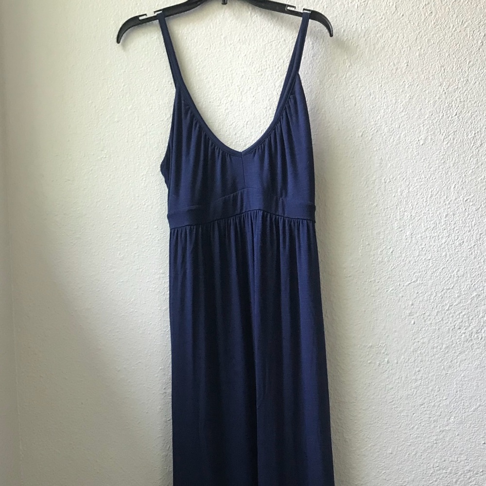 NWOT old navy navy blue maxi dress